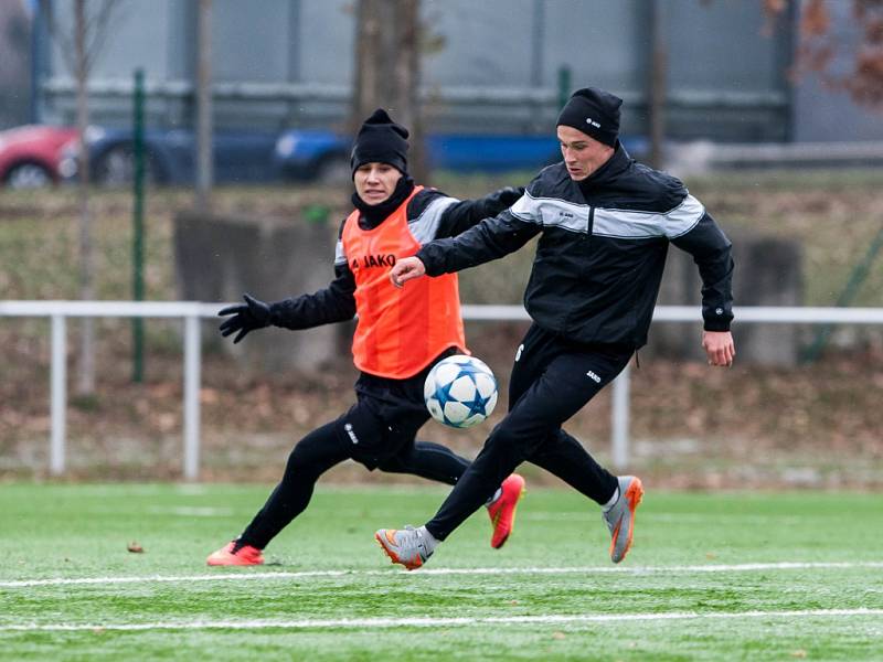 Zimní příprava fotbalistů FC Hradec Králové.