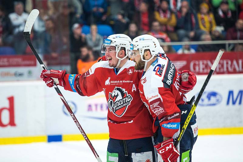 Hokejová extraliga: Mountfield HK - HC Dynamo Pardubice.