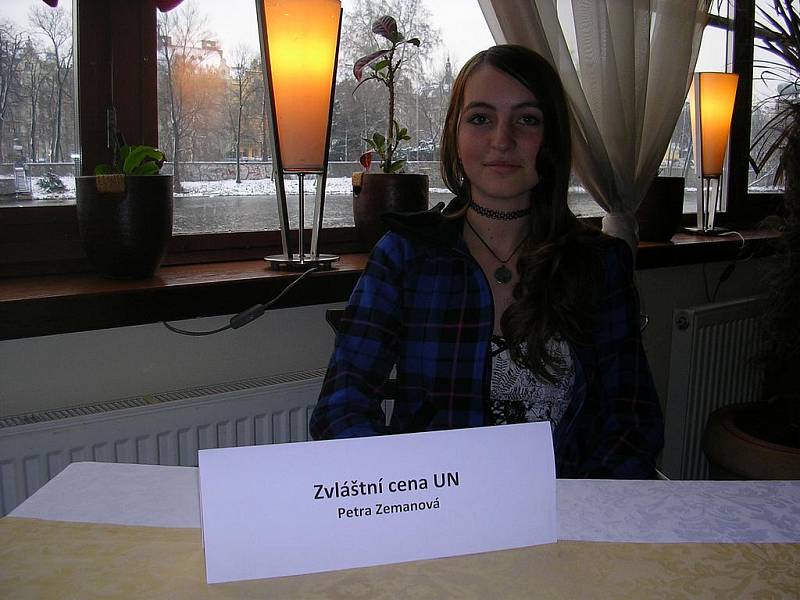 Petra Zemanová zaujala porotce soutěže Dětský čin a odnesla si zvláštní cenu Učitelských novin.