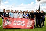 VIP návštěva fotbalistů Přelouče B na stadionu FC Hradec Králové v rámci projektu Gambrinusu Kopeme za fotbal.