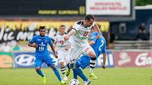 Fotbalová Synot liga: FC Hradec Králové - FC Baník Ostrava.