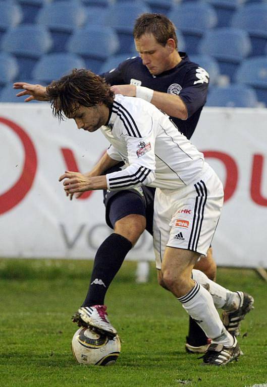 Fotbal, 1. liga: FC Hradec Králové - 1. FC Slovácko. (Neděle 21. listopadu 2010)