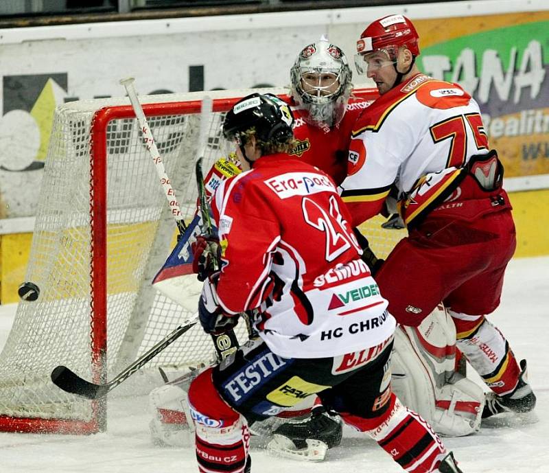 Derby HC VCES Hradec Králové - Chrudim v sobotu 11. prosince skončil 4 : 2