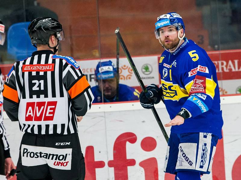 Hokejová extraligs: Mountfield HK - PSG Zlín.