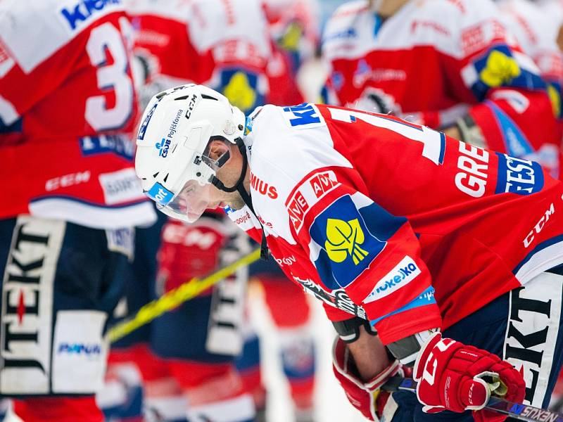 Hokejová extraliga: Mountfield HK - HC Dynamo Pardubice.