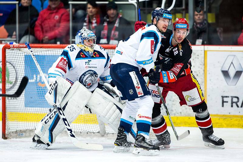 Generali play off hokejové Tipsport extraligy - 5. čtvrtfinále: Mountfield HK - Bílí Tygři Liberec.