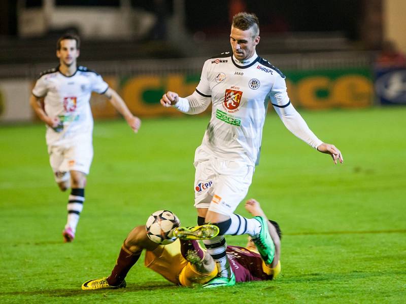 Fotbalová Synot liga: FC Hradec Králové - FK Dukla Praha.