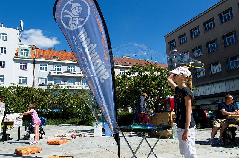 Graffiti Street Jam na královéhradeckém Ulrichově náměstí.