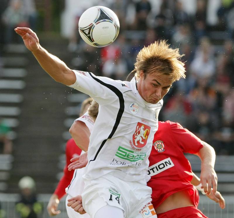 Fotbalová I. Gambrinus liga: FC Hradec Králové - FC Zbrojovka Brno.