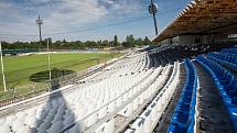 Fotbalový stadion v Hradci Králové - Malšovících.