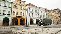 Velké náměstí v historickém centru Hradce Králové. Ilustrační fotografie.