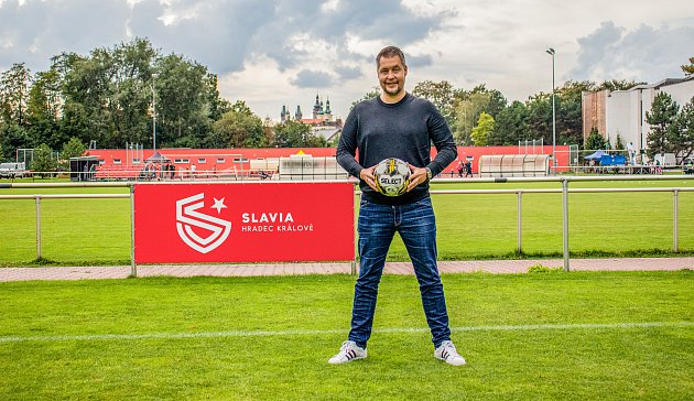 Patrik Hořeňovský, šéf fotbalového klubu FC Slavia Hradec Králové