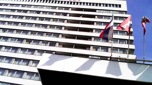 Hotel Černigov v Hradci Králové.