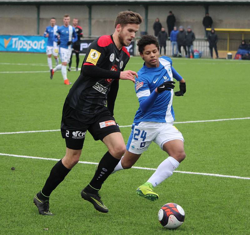 Zimní fotbalová Tipsport liga: FC Slovan Liberec - FC Hradec Králové.