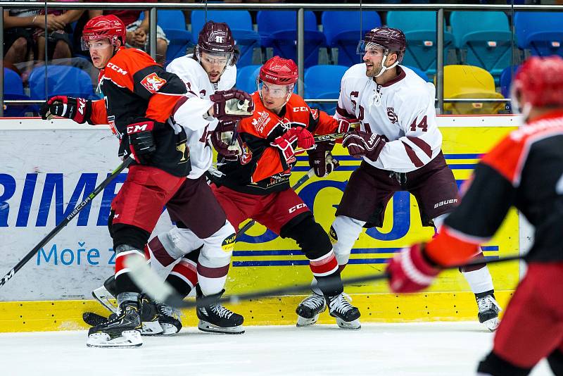 Hokejový Mountfield Cup: Mountfield HK - HC Sparta Praha.