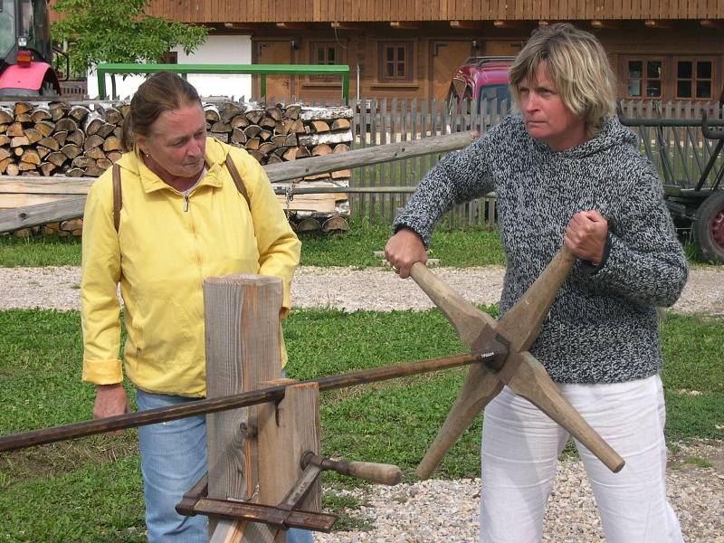 Den dřeva v krňovickém skanzenu