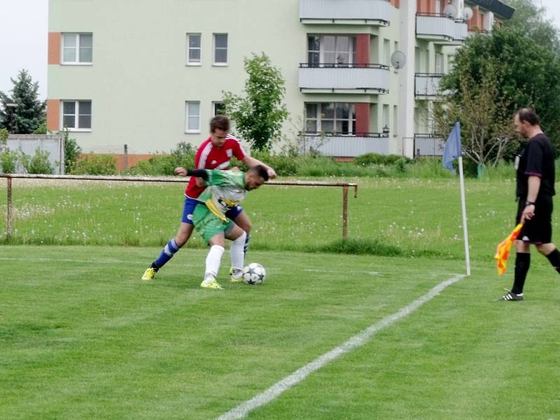 Krajská fotbalová I. B třída: TJ Slavoj Předměřice nad Labem - SK Solnice.