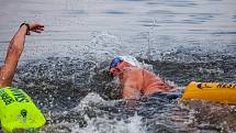 River Labe Ice Swim v Hradci Králové.