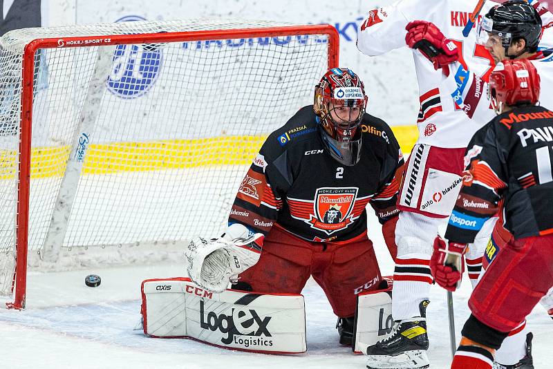 Hokejová extraliga: Mountfield HK - HC Olomouc.