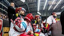 Hokejová extraliga: Mountfield HK - HC Sparta Praha.