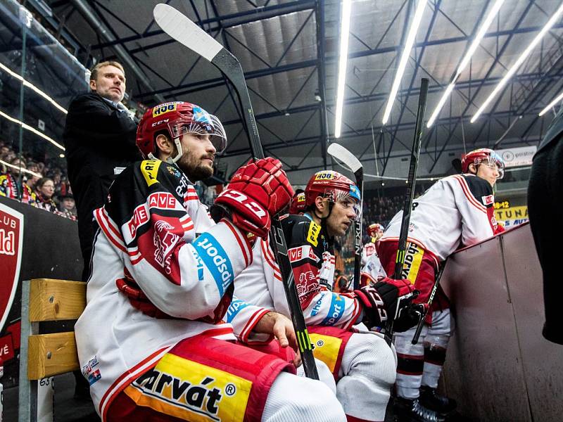 Hokejová extraliga: Mountfield HK - HC Sparta Praha.