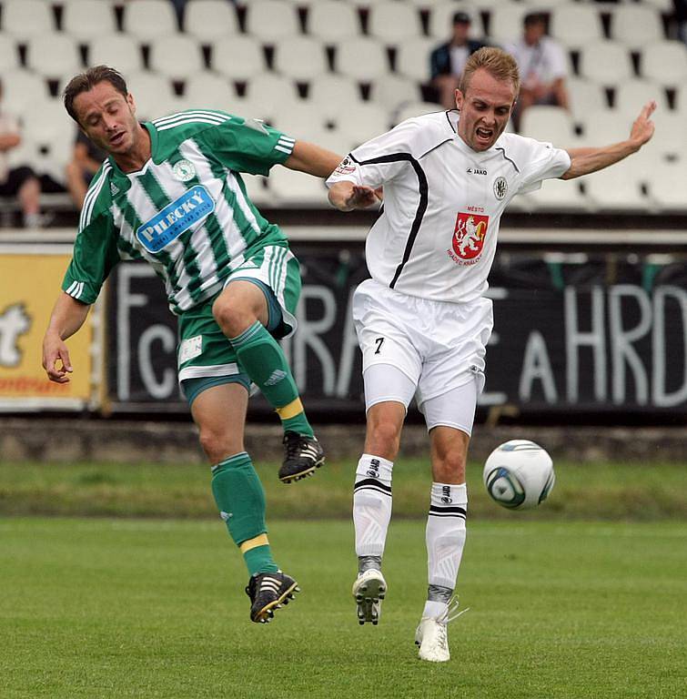 Přípravné utkání mezi FC Hradec Králové a FK Bohemians Praha