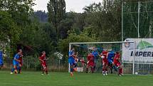 Železnice (v modrém) vs. Libčany 0:1.