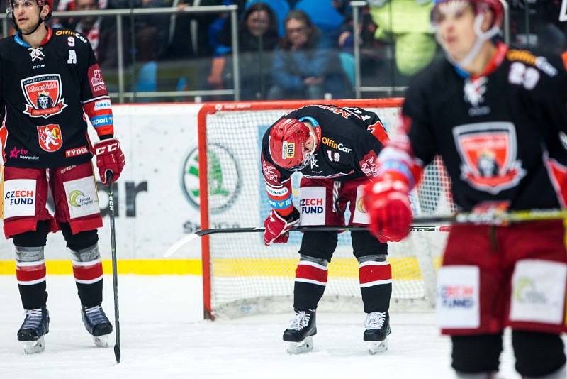 Hokejová extraliga: Mountfield HK - HC Dynamo Pardubice.