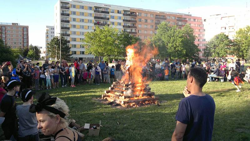 Pálení čarodějnic na Moravském předměstí.