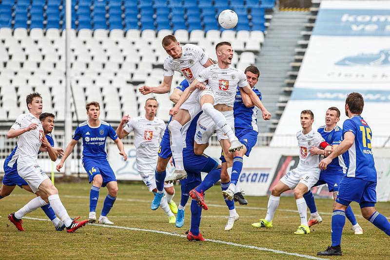 Fotbalová FORTUNA:NÁRODNÍ LIGA: FC Hradec Králové - FC Vysočina Jihlava.