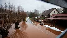 Povodňová situace na Královéhradecku.