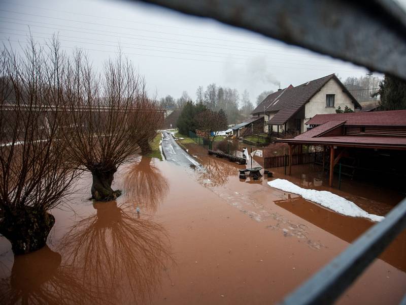 Povodňová situace na Královéhradecku.