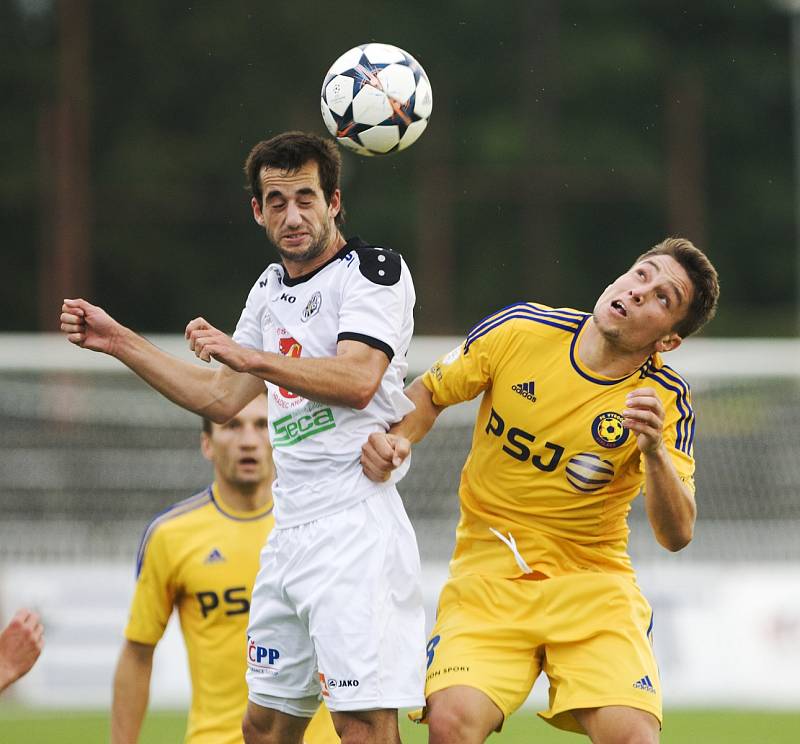 Fotbalová Synot liga: FC Hradec Králové - FC Vysočina Jihlava.