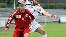 Z druholigového utkání FC Hradec - Třinec (0:0:).