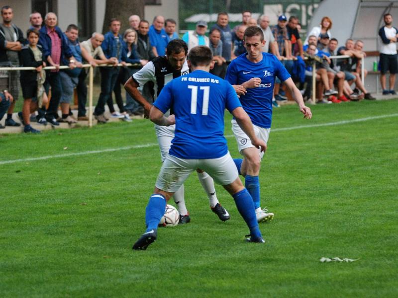 Krajský přebor ve fotbale: TJ Lázně Bělohrad - FK Chlumec nad Cidlinou.