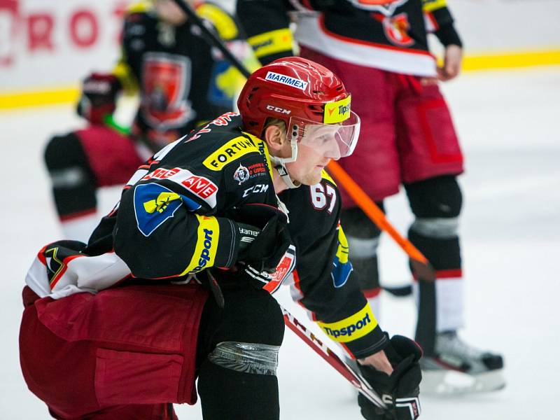 Hokejová extraliga - play off České pojišťovny - 4. zápas čtvrtfinále: Mountfield HK - HC Sparta Praha.