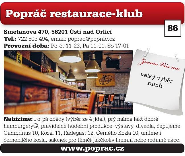 Popráč restaurace-klub