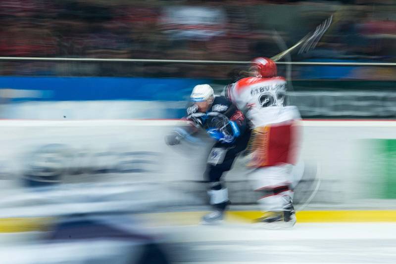 Hokejová extraliga: Mountfield HK - HC Škoda Plzeň.