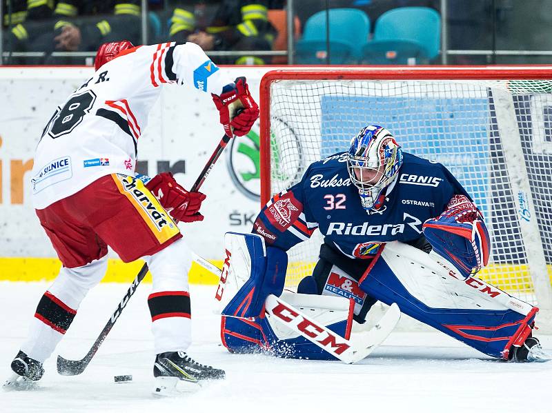 Hokejová extraliga: Mountfield HK - HC Vítkovice Ridera.