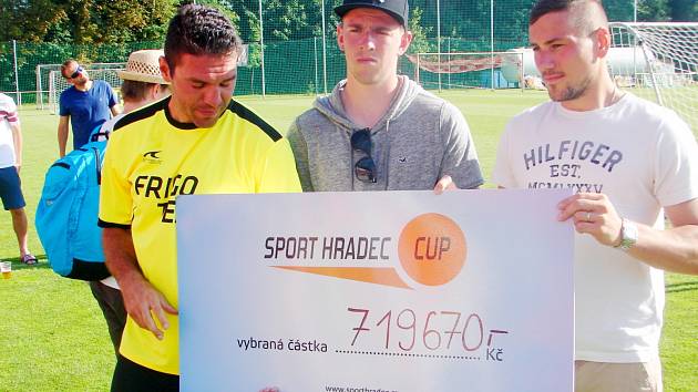 Celkový výtěžek z akce Sport Hradec Cup.