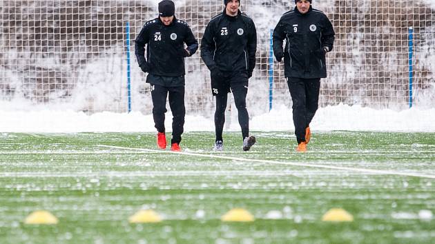 Zimní příprava fotbalistů FC Hradec Králové.