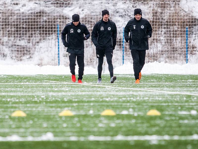 Zimní příprava fotbalistů FC Hradec Králové.