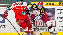 Hokejová extraliga: Mountfield HK - HC Olomouc.