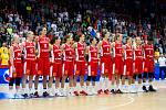 Mistrovství Evropy basketbalistek v Hradci Králové: České republika - Ukrajina.