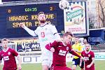 Fotbalová Synot liga: FC Hradec Králové - AC Sparta Praha.