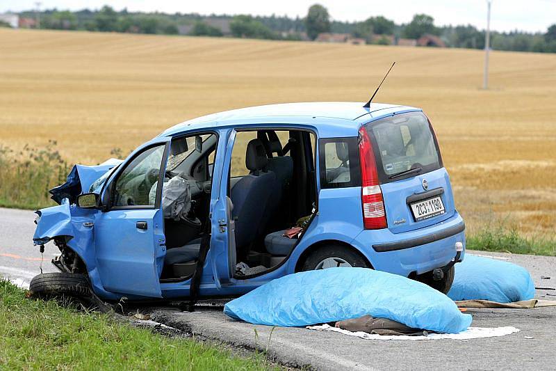 Dva lidské životy si 3. srpna vyžádala dopravní nehoda osobního vozidla a servisního vozu záchranné služby, která se stala po 13 hodině na silnici u obce Lejšovka na Hradecku.