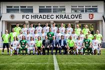 Focení fotbalistů FC Hradec Králové.