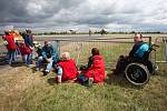 Akce Open Skies for Handicapped na královéhradeckém letišti.