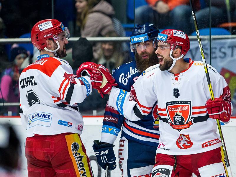 Hokejová extraliga: Mountfield HK - HC Vítkovice Ridera.