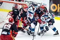Generali play off hokejové Tipsport extraligy - 2. čtvrtfinále: Mountfield HK - Bílí Tygři Liberec.